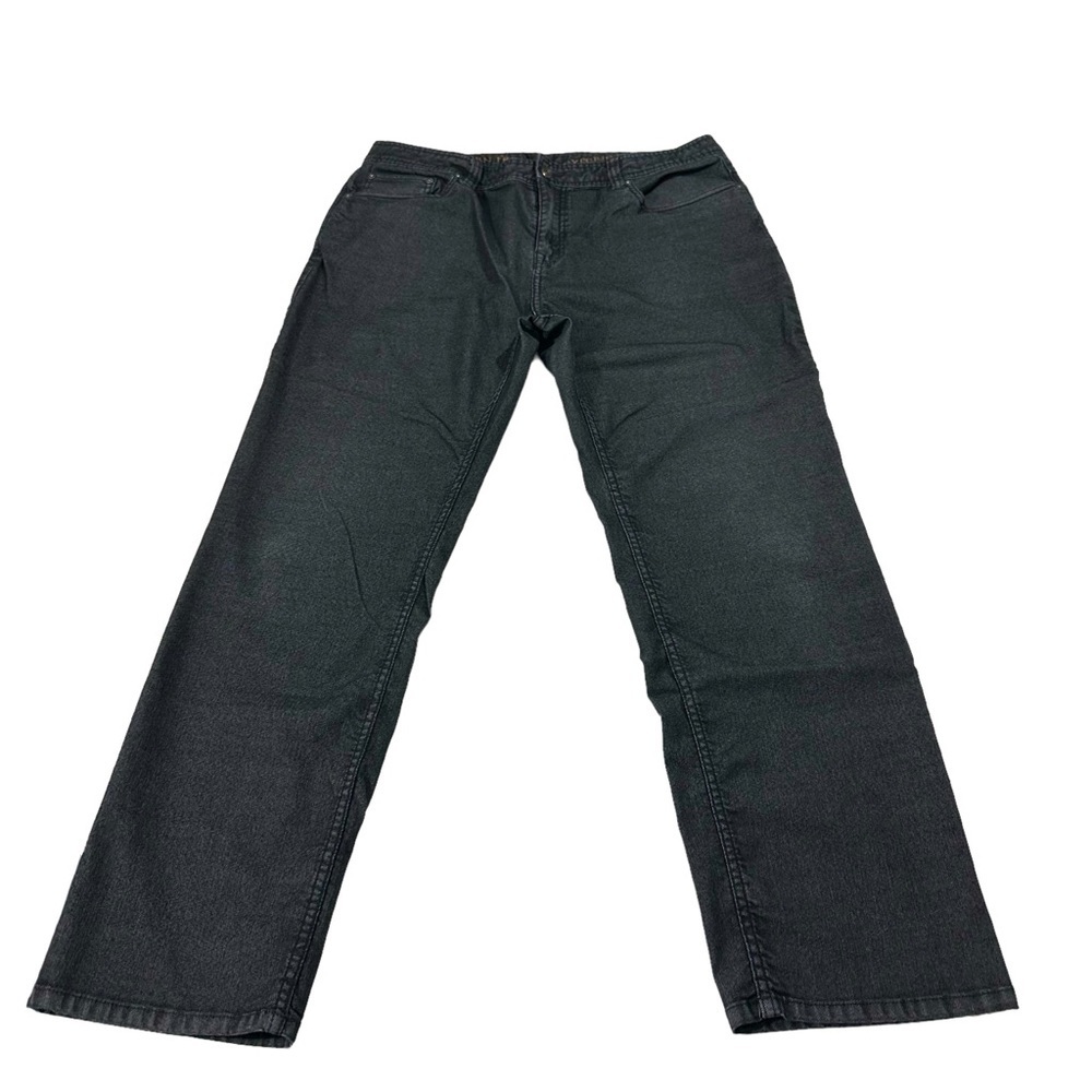 PrAna Breathe Slim Fit Mens Charcoal Black Wash Jeans Size 38x30* Comfort Soft